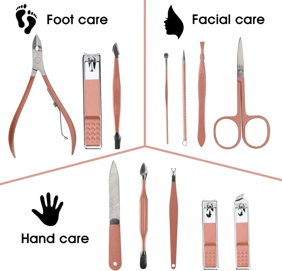 NYT Manicure Pedicure Nail Cutter Set 12 Pcs - Image 2