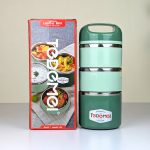 3.5 Layer 1.43L Stainless Steel Lunch Box – Leak-Proof, BPA-Free Airtight Tiffin Box with Handle for Office, School & Travel