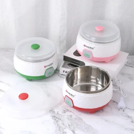 Samurai 1.5L Fully Automatic Yogurt Maker – 15W Electric Doi Maker Machine with Auto Temperature Control for Home-Made Healthy Yogurt