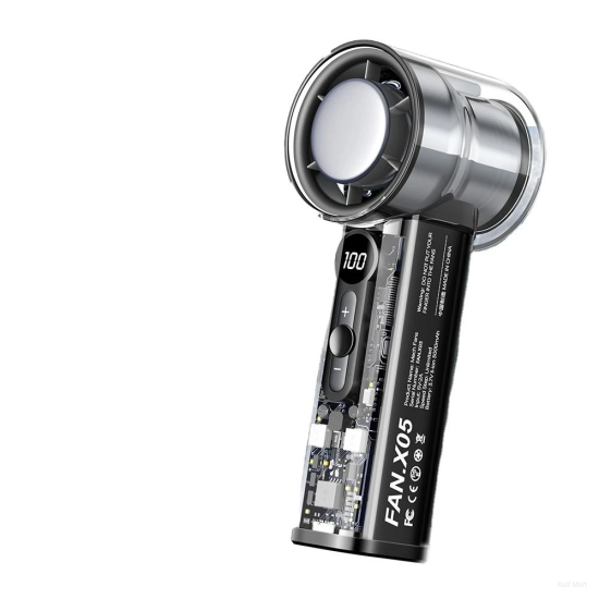 X05 Handheld High-Speed Turbo Cooling Fan 3000mAh Battery