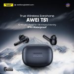Awei T51 True Wireless Earbuds – Bluetooth 5.4 TWS with 10mm Drivers, ENC Noise Cancelling Mic, IPX6 Waterproof & 300mAh Case