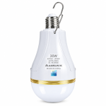 MAGSUN-X 30W LED Rechargeable AC/DC Energy-Saving Bulb – 3500 Lumens Cool Daylight Emergency Light with High-Capacity Lithium Battery Pack