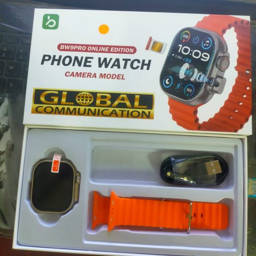 BW9 Pro Online Edition Smart Watch with Built-in Camera & SIM Support (Phone Watch)