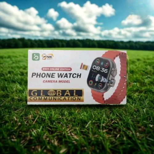 BW9 Pro Online Edition Smart Watch with Built-in Camera & SIM Support (Phone Watch)