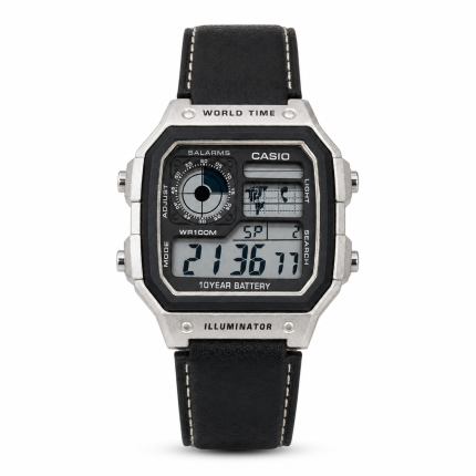 CASIO ILLUMINATOR LEATHER STRAP PREMIUM WATCH