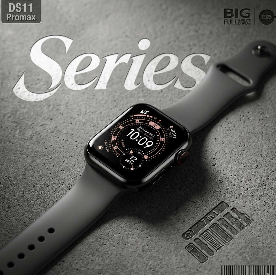 DS11 Promax smartwatch, a Series 11 DS11 Promax smartwatch, a Series 11