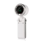 Foldable Powerful Winds Turbo Handheld Fan – 1800mAh Rechargeable Portable Mini Fan with 5 Speed Levels, 180° Foldable Design, Type-C Fast Charging & Lanyard