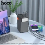HOCO J142 100,000mAh Power Bank – 22.5W & PD 20W Fast Charging Portable Power Station with Built-in LED Desk Lamp & Multi-Port Outputs
