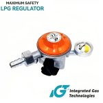 IGT Maximum Safety LPG Regulator, a safety device for LPG gas stoves. Denmark