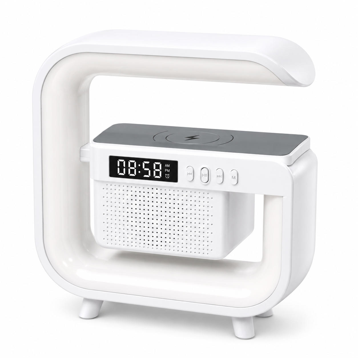 G3 Mini Smart Light Bluetooth Speaker – Multifunctional RGB Night Light with Wireless Charger, Digital Alarm Clock, Sunrise Simulation & Natural Sleep Sound Machine G3 Mini Smart Light Bluetooth Speaker – Multifunctional RGB Night Light with Wireless Charger, Digital Alarm Clock, Sunrise Simulation & Natural Sleep Sound Machine