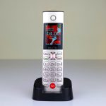 MAXTEL MAX21 Ultra Cordless Desk Phone – Dual SIM Feature Phone with 3000mAh Battery, Dock Charger, Type-C, SOS Emergency Button, Auto Call Recording & Wireless FM