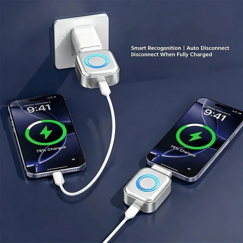X01 Full Charge Separator – Type-C Auto Power Cut-Off Charging Protector with Mechanical Pop-Out Feature & Fast Charging Support
