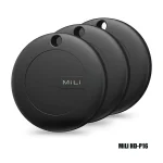 MiLi MiTag Smart Bluetooth Tracker & Item Finder – Dual iOS Apple Find My & Android Google Find My Device Support, Real-Time Location, Loud Ringer, IP67 Waterproof & 1-Year CR2032 Battery