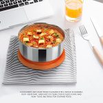 MILTON Triyum Stainless Steel Tiffin, 3 Container, 280 ml Each, with Jacket, Spoon & Fork, Orange | Lunch Box | Food Grade | Odour Proof | Light Weight | Hygienic