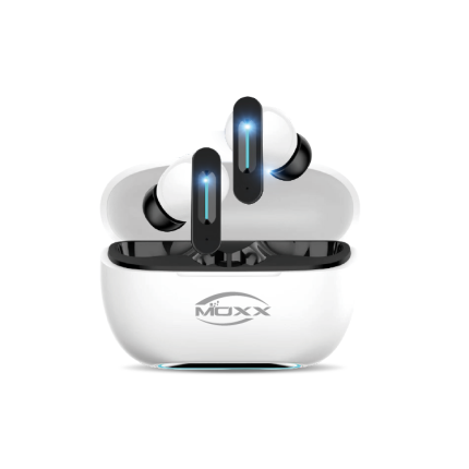MOXX MPod Pro ANC True Wireless Earbuds – Bluetooth 5.4 TWS with Active & Environmental Noise Cancellation, Dual HD Mics & 30H Battery
