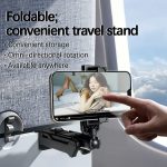 Multifunctional Portable Phone Holder & Tripod – 3-in-1 Versatile Desktop Stand & Table Clamp Mount with 360° Adjustable Rotation for Travel, Live Streaming & Vlogging