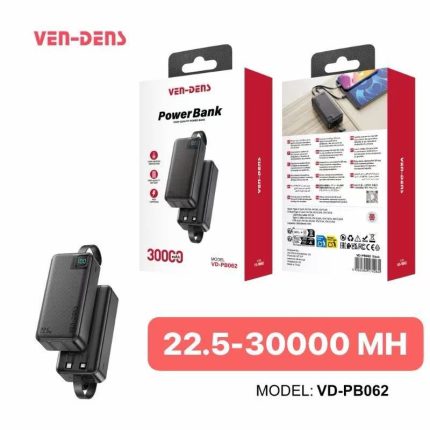 VEN-DENS 30000mAh Fast Charging Power Bank (Model VD-PB062)