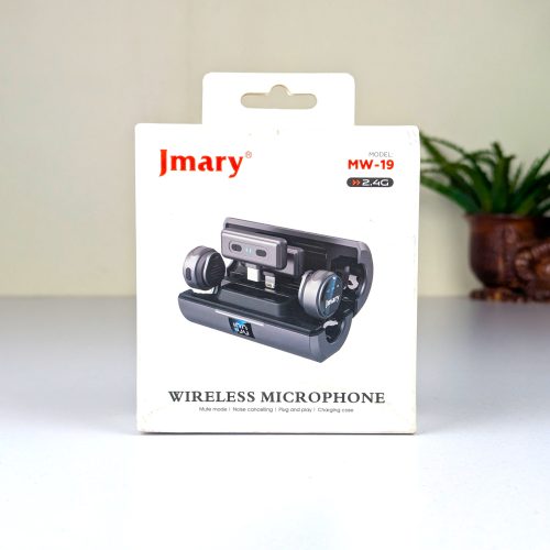 Jmary MW-19 Noise Cancellation Dual Wireless Microphone