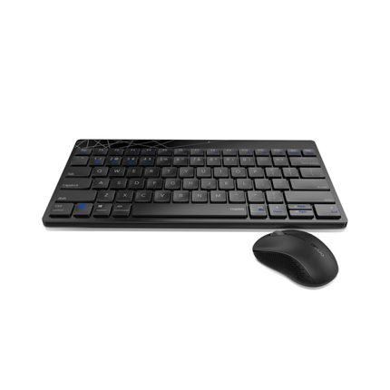 Rapoo 8000S Wireless Keyboard & Mouse Combo – Black