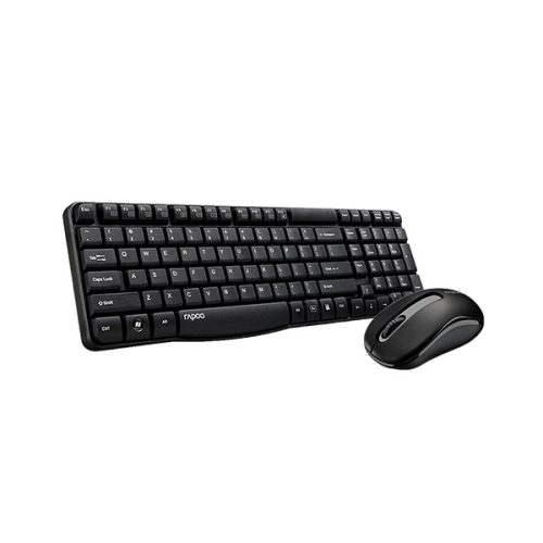Rapoo X1800S Wireless Keyboard & Mouse Combo – Black