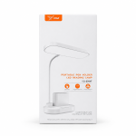 YAGE YG-8044F Portable Pen Holder LED Reading Lamp – Rechargeable Touch Control Desk Light with 1500mAh Battery, Adjustable Color Temperature & Flexible Hose Design