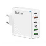 160W Super Fast Multi-Port GaN Charger with 6-in-1 Power Delivery