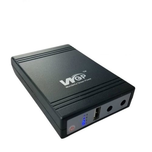 WGP Mini UPS 10400mAh for WiFi Router – 12V Input, Multi-Voltage Output (5V/9V/12V) Uninterruptible Power Supply with Smart Safety Protection