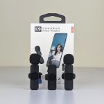 Wireless K9 Lavalier Microphone – 2.4GHz Clip-On Mic with 9ms Ultra-Low Latency, 20M Range, Intelligent Noise Reduction & 10H Battery for Mobile & Camera