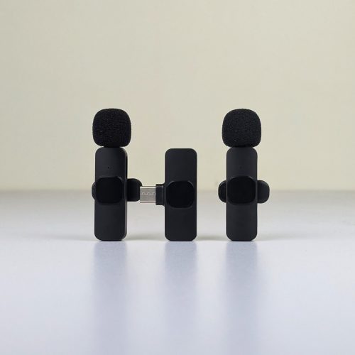 Wireless K9 Lavalier Microphone – 2.4GHz Clip-On Mic with 9ms Ultra-Low Latency, 20M Range, Intelligent Noise Reduction & 10H Battery for Mobile & Camera