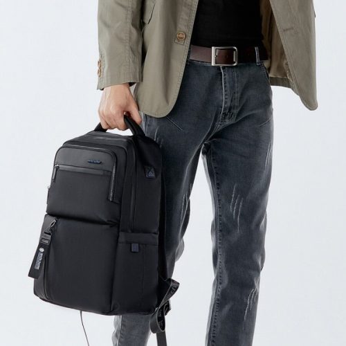 Arctic Hunter B00477 City Hunter Waterproof Anti-Theft Backpack – 15.6 Inch Laptop Compartment, Durable Smart Business Travel Daypack with Hidden Zippers & Ergonomic Padded Support