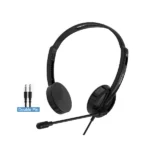 Rapoo H102 Wired Stereo Headphone –Black