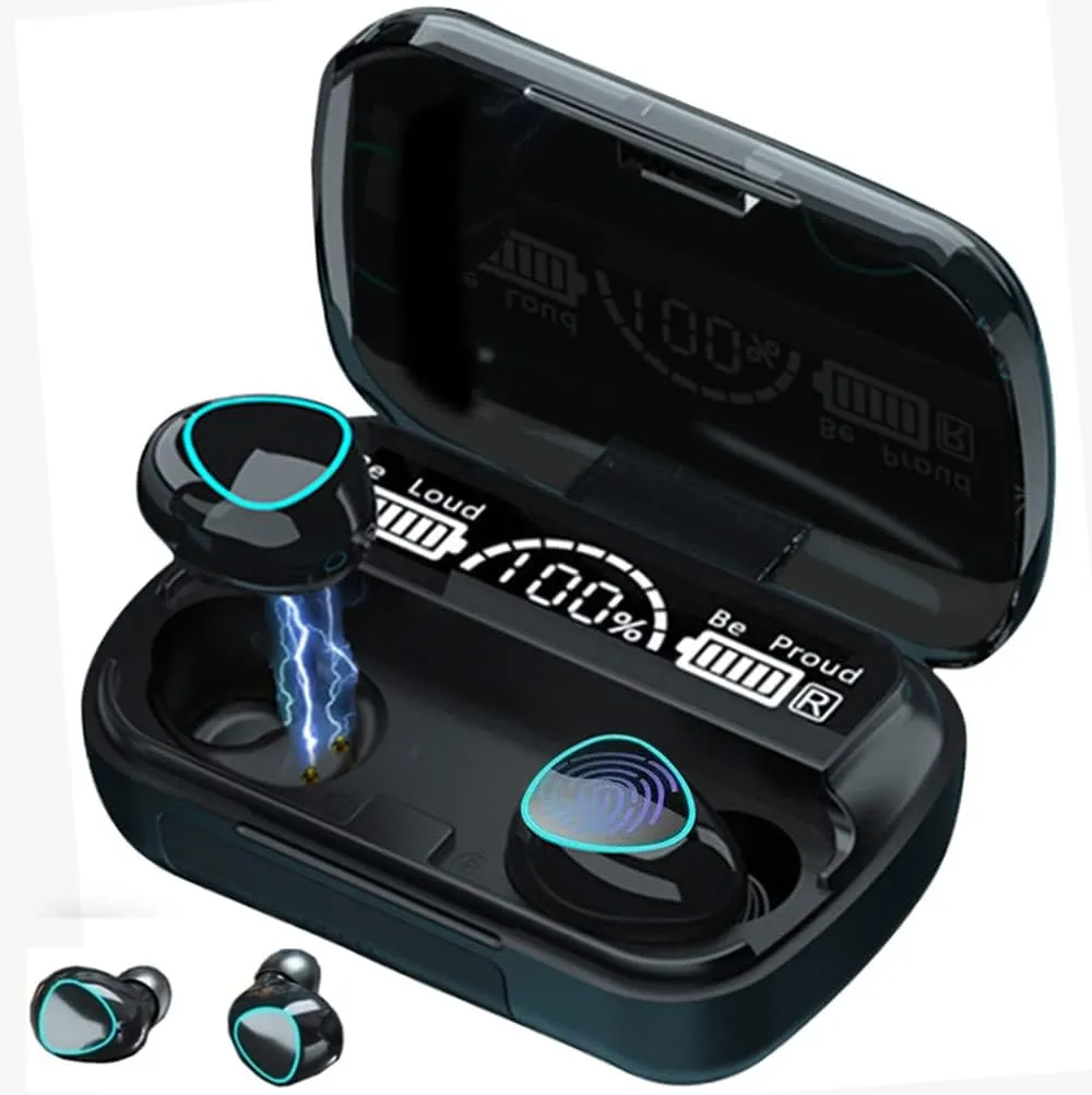 M10 Wireless Earbuds Bluetooth V5.1 TWS - Image 1